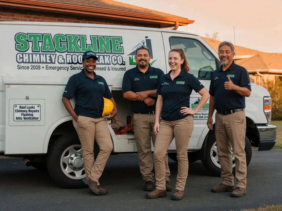 Chimney flashing repair company in Redmond, WA